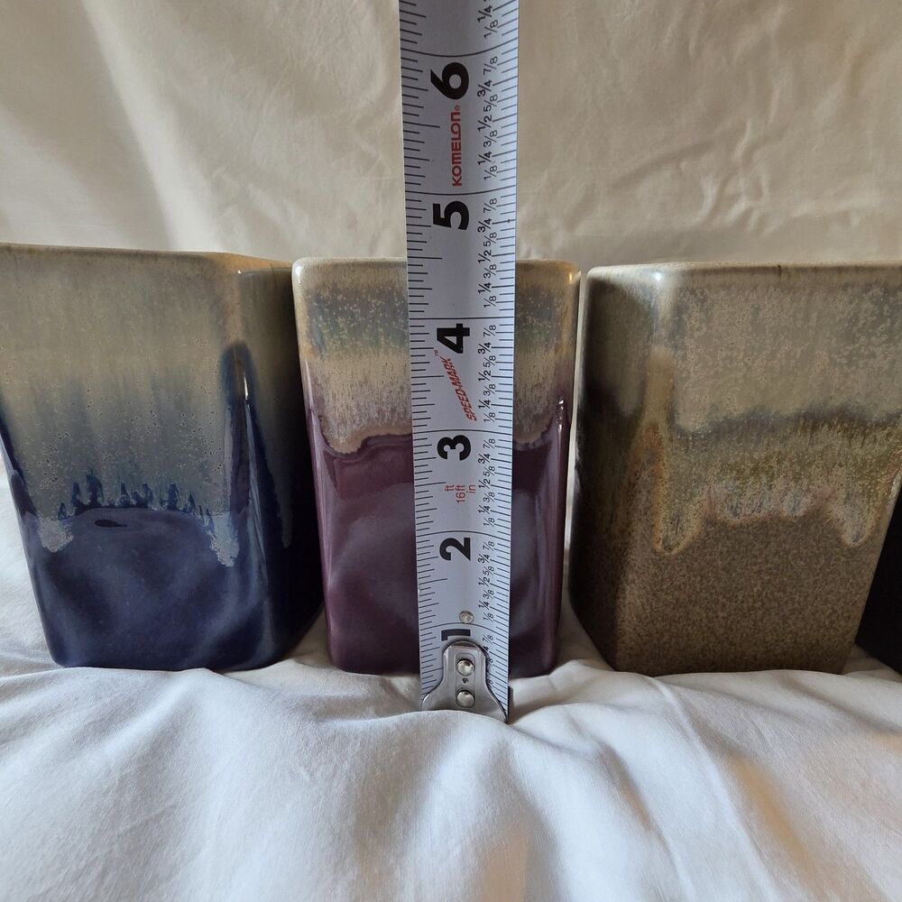 C&C Mexican Pottery Drip Glaze Stoneware Mug - Set of 4 (Rodolfo Padilla Style) - Picture 10 of 10